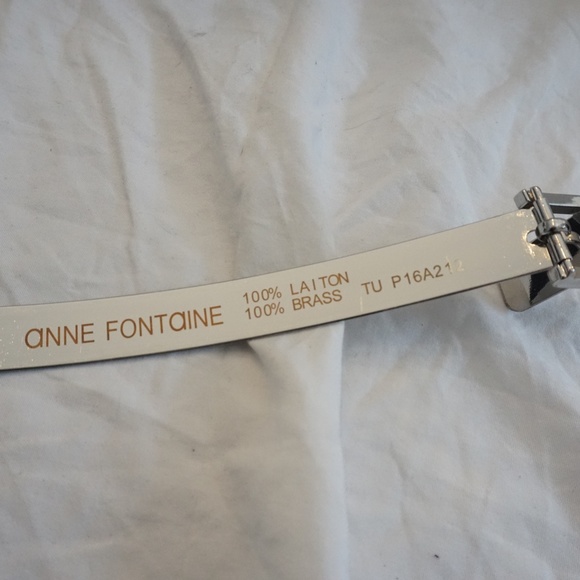 Anne Fontaine Silver Metal Waist Belt main image 5